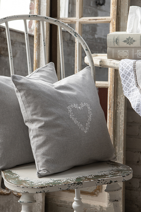 Grey store decorative cushions